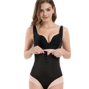 The new women’s sexy ding shaped bodysuit large size rubber belly shaping underwear